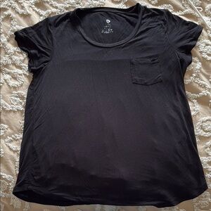 Kindred Bravely Black Relaxed Short Sleeve Tee Nursing